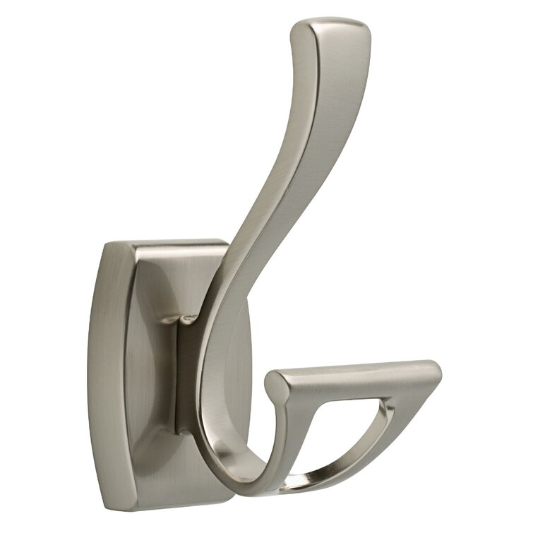 Satin nickel robe hook hot sale